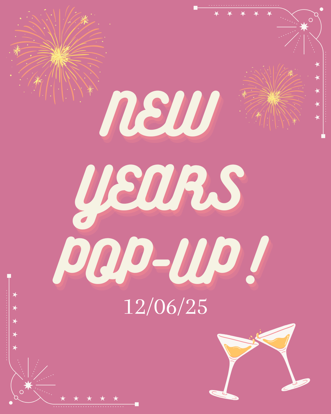 News Years Pop up